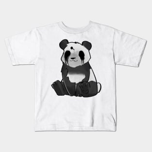 Cute Doomed Panda Kids T-Shirt